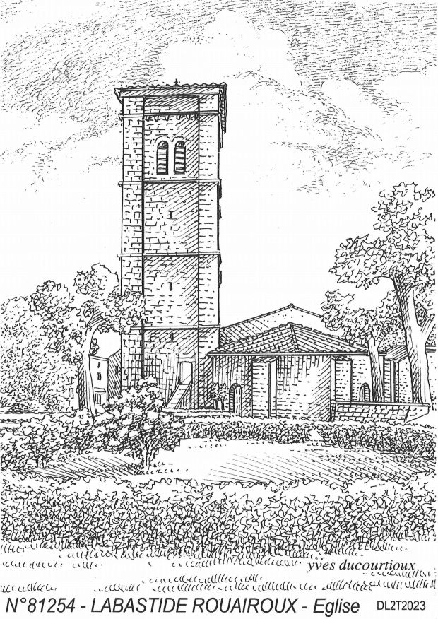 N 81254 - LABASTIDE ROUAIROUX - église